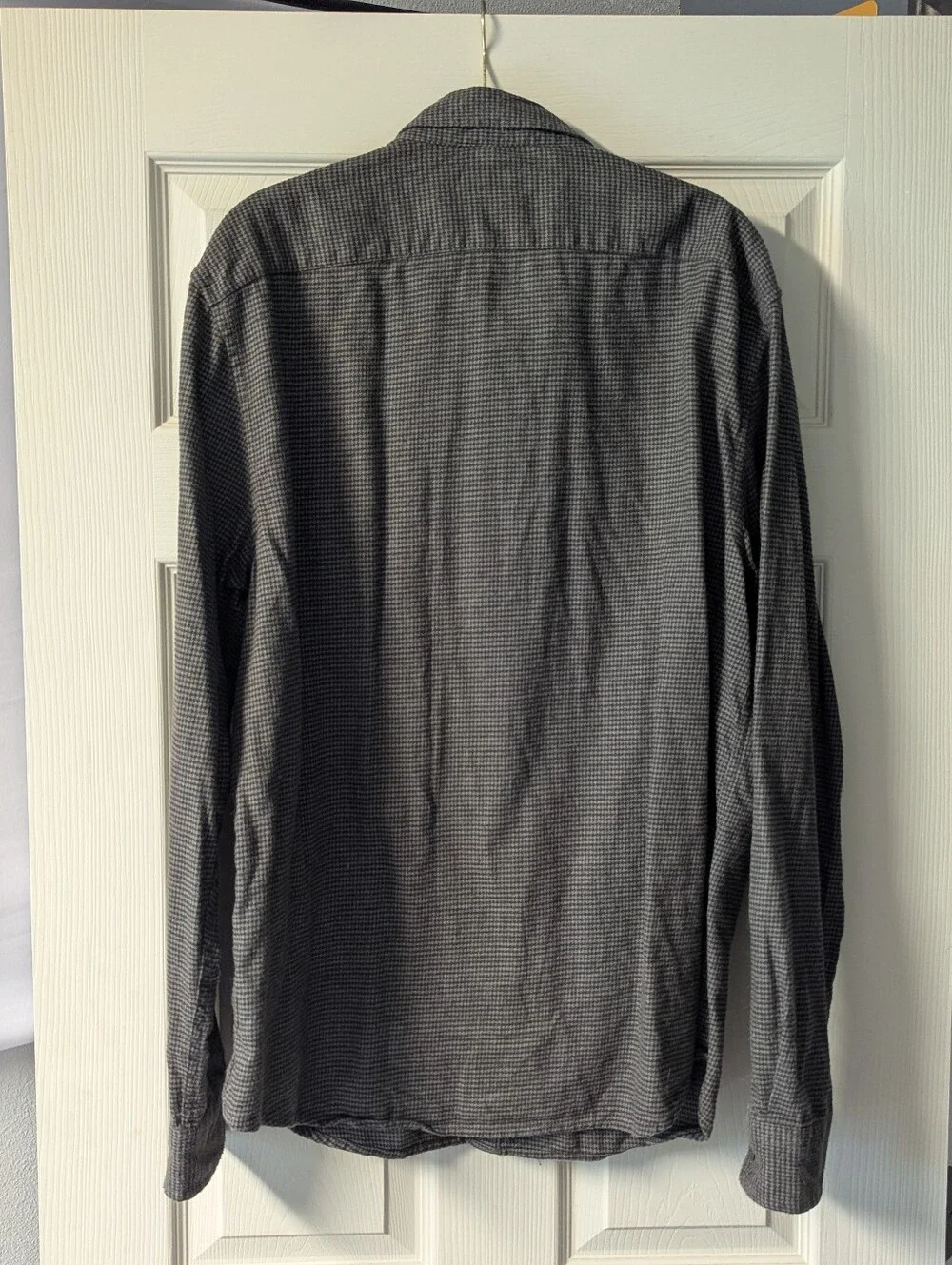 Banana Republic Men's Mini-Check Long-Sleeve Button-Down Shirt